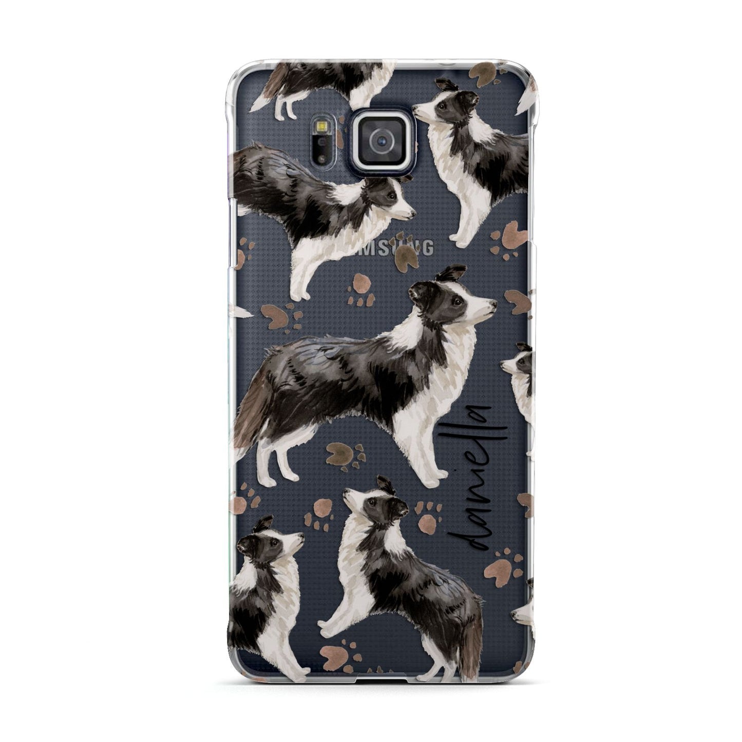 Personalised Border Collie Dog Samsung Galaxy Alpha Case