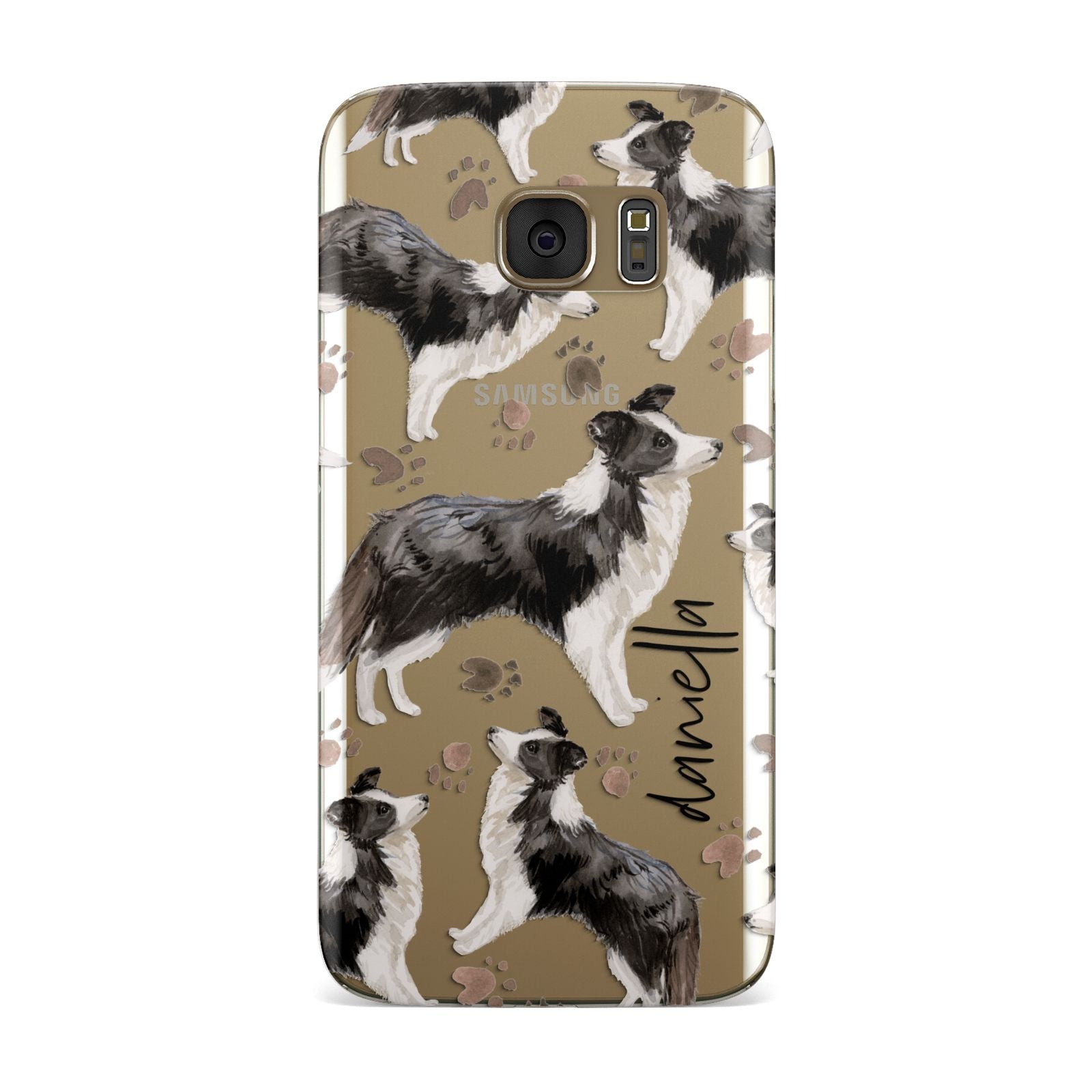 Personalised Border Collie Dog Samsung Galaxy Case