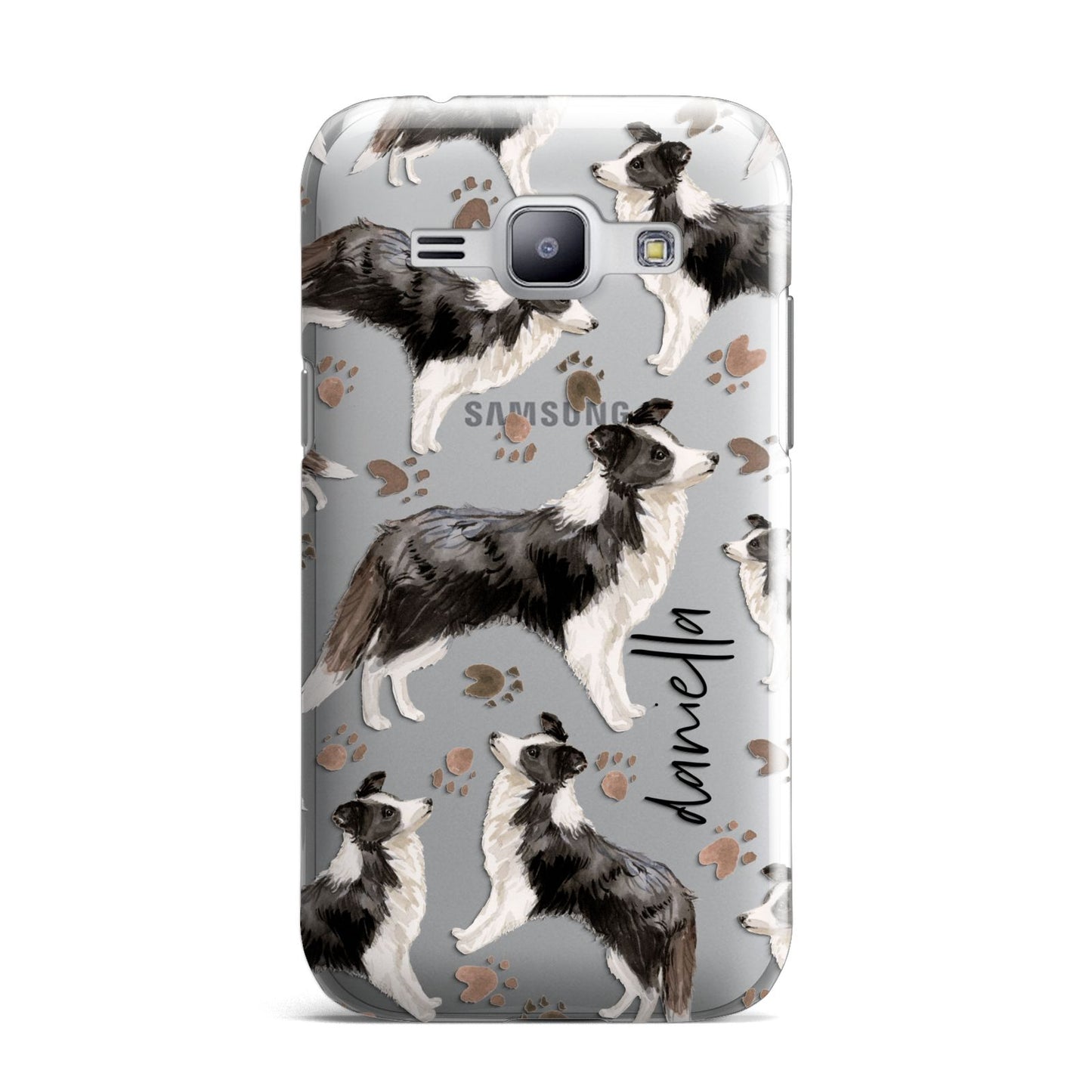Personalised Border Collie Dog Samsung Galaxy J1 2015 Case