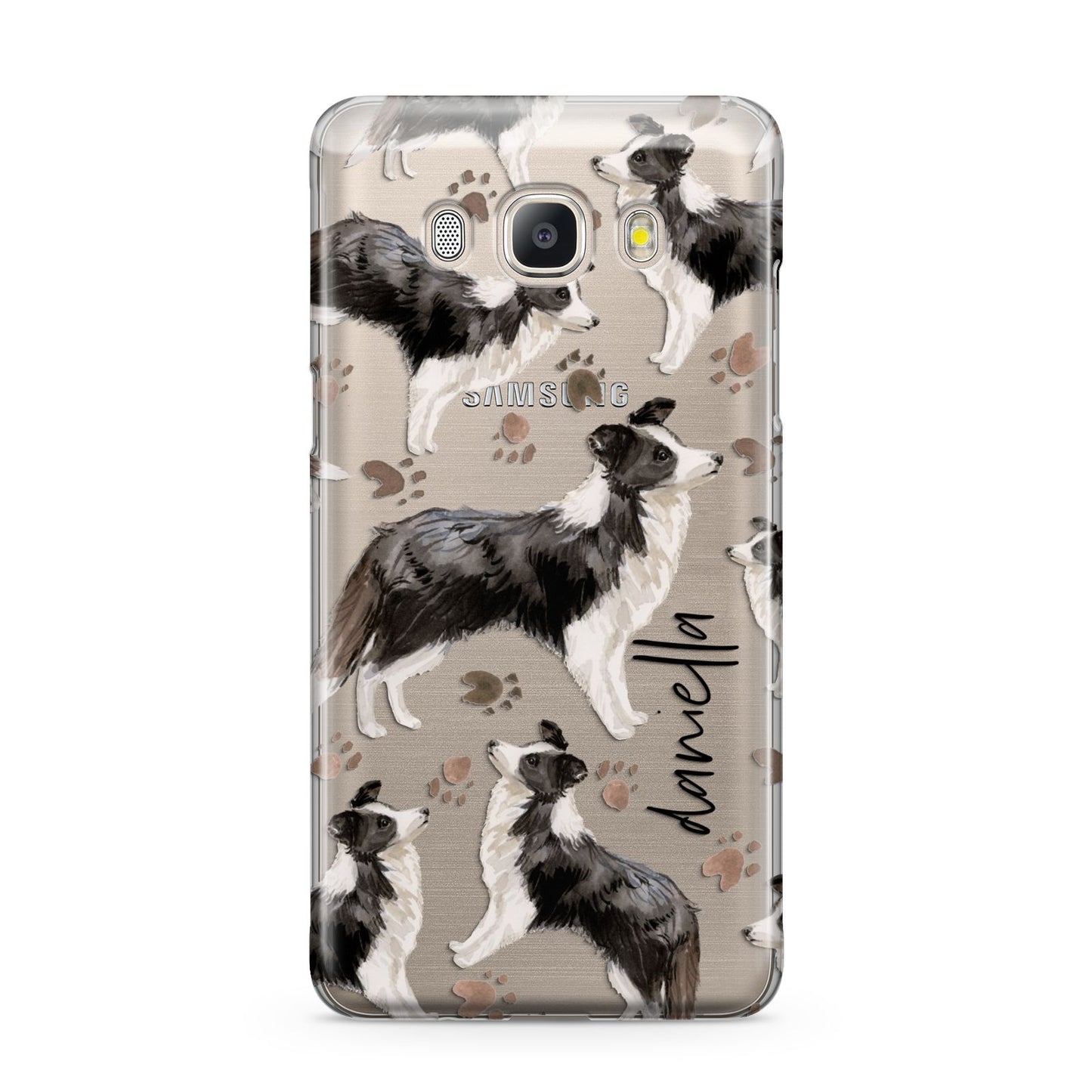 Personalised Border Collie Dog Samsung Galaxy J5 2016 Case