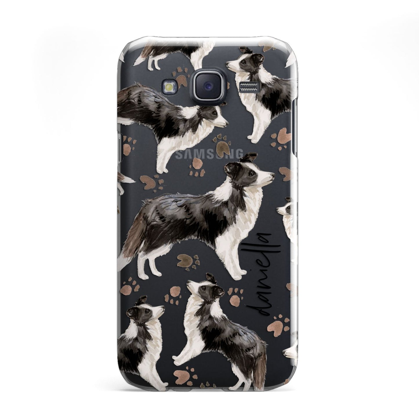 Personalised Border Collie Dog Samsung Galaxy J5 Case