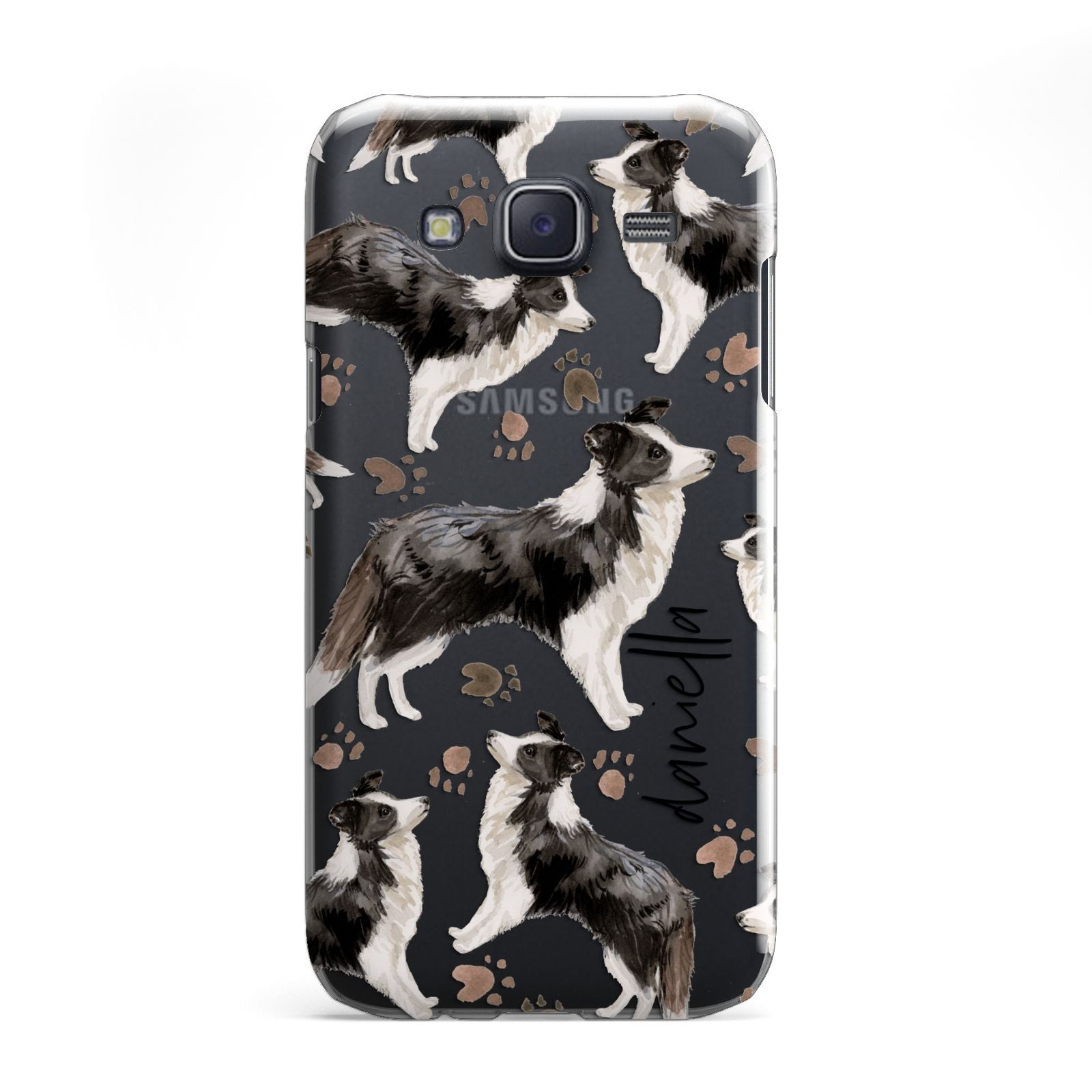 Personalised Border Collie Dog Samsung Galaxy J5 Case
