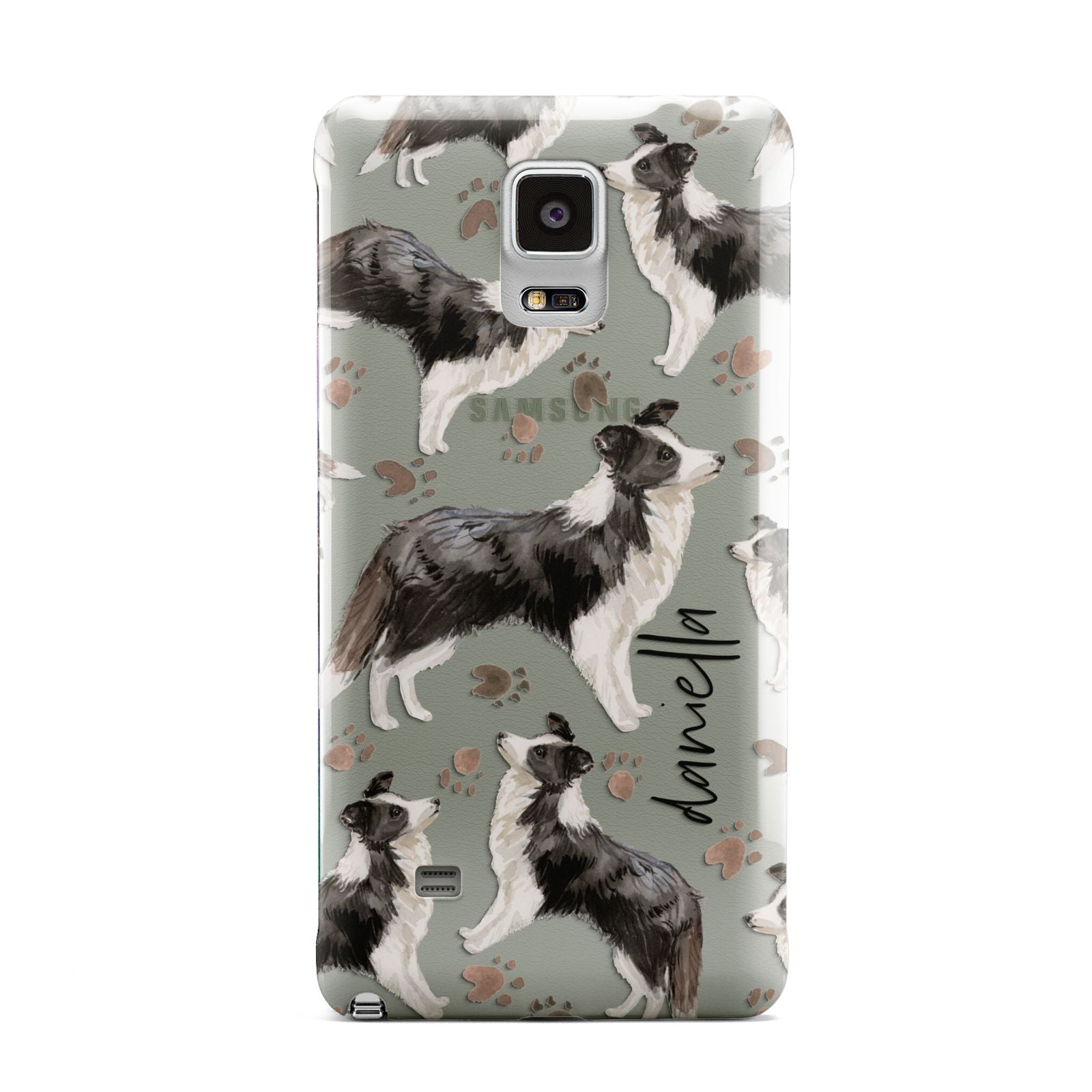 Personalised Border Collie Dog Samsung Galaxy Note 4 Case