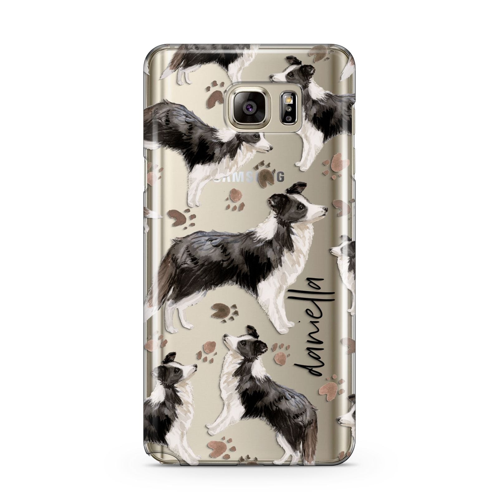 Personalised Border Collie Dog Samsung Galaxy Note 5 Case