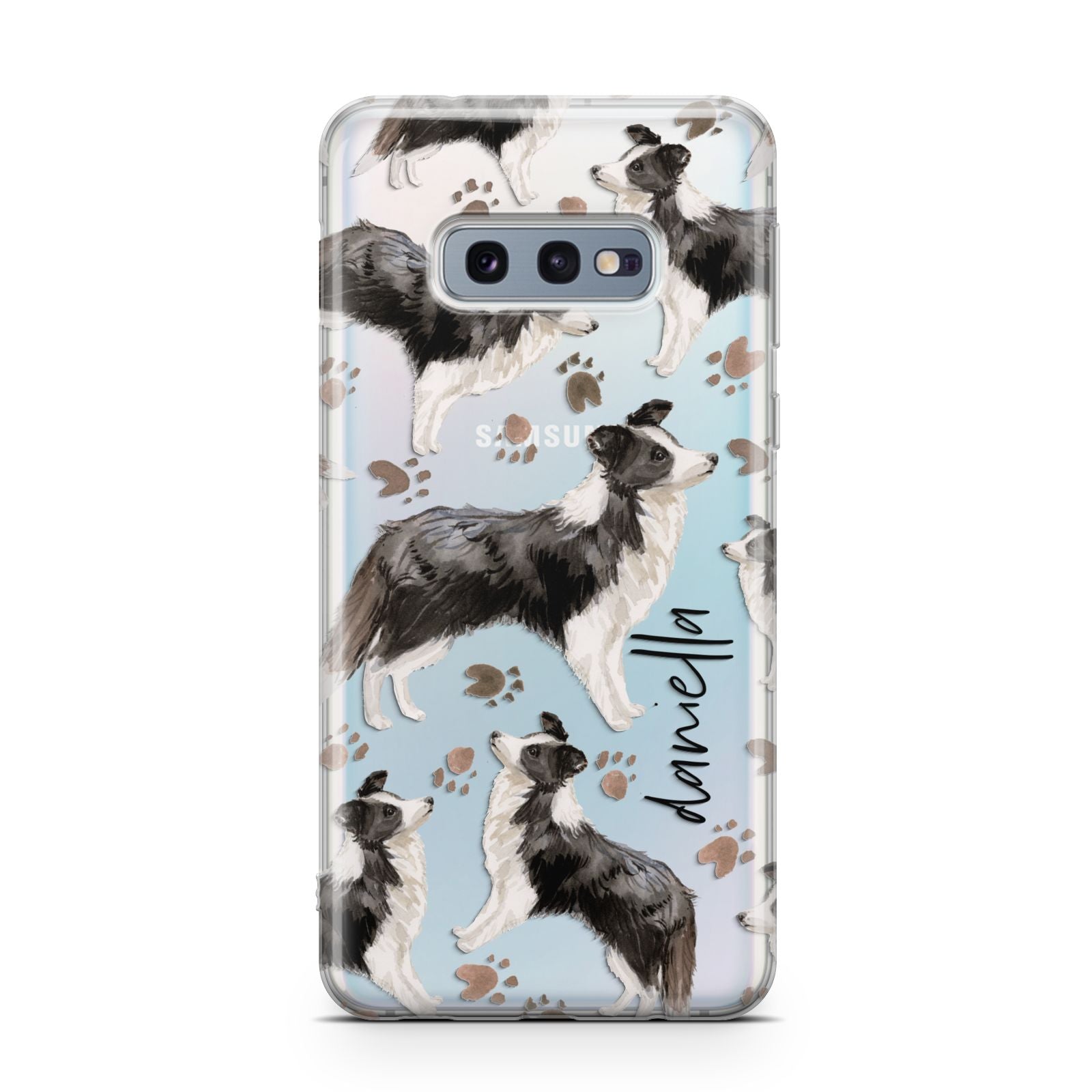 Personalised Border Collie Dog Samsung Galaxy S10E Case
