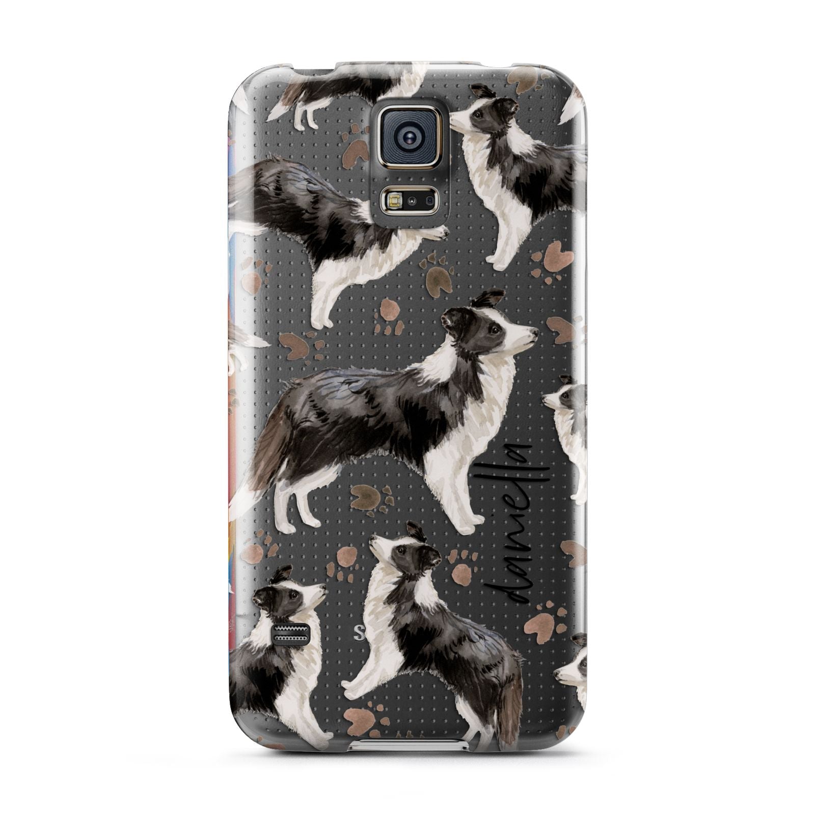 Personalised Border Collie Dog Samsung Galaxy S5 Case