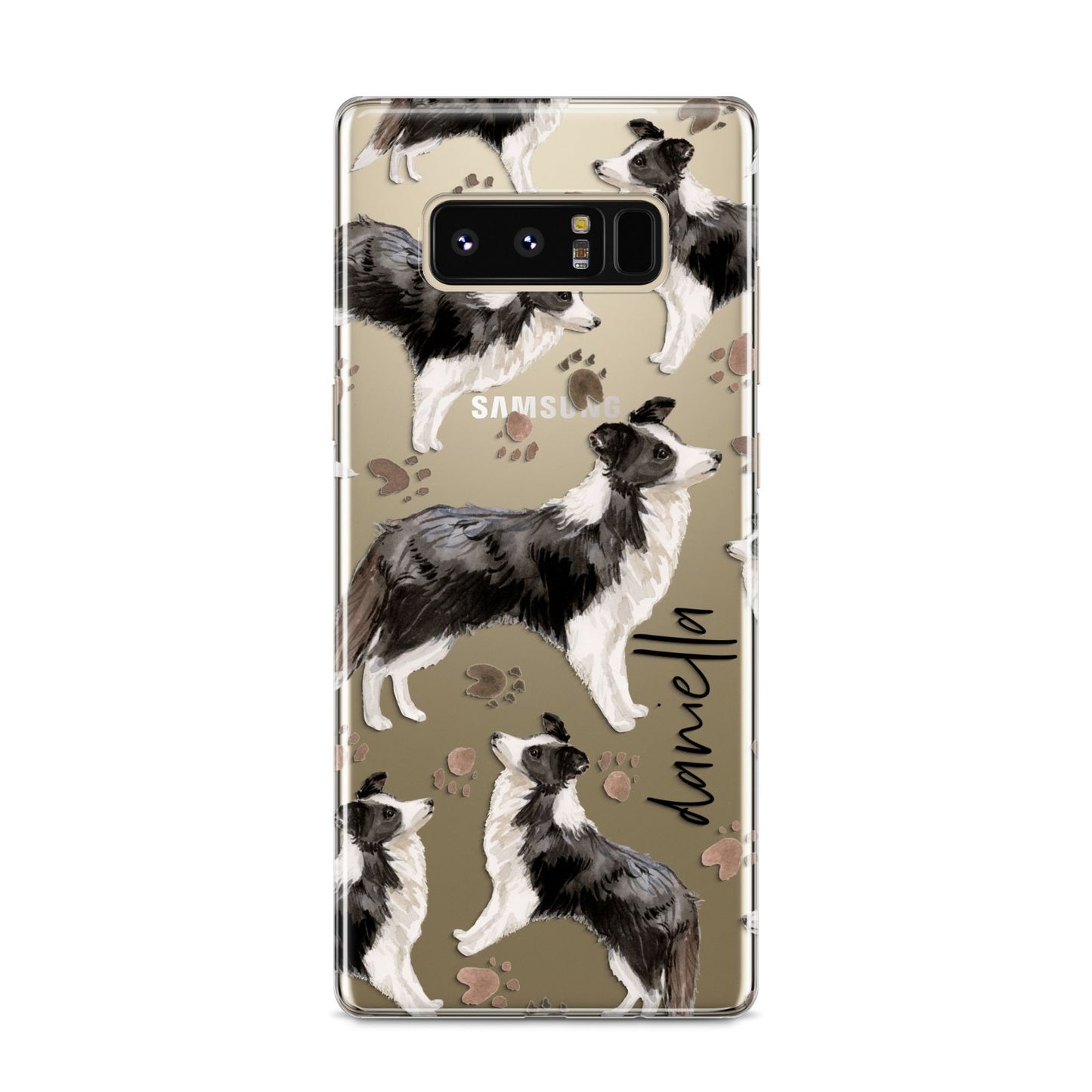 Personalised Border Collie Dog Samsung Galaxy S8 Case