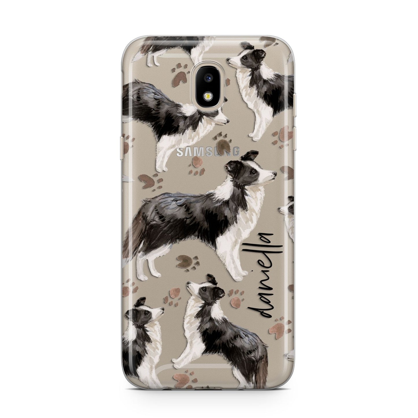Personalised Border Collie Dog Samsung J5 2017 Case