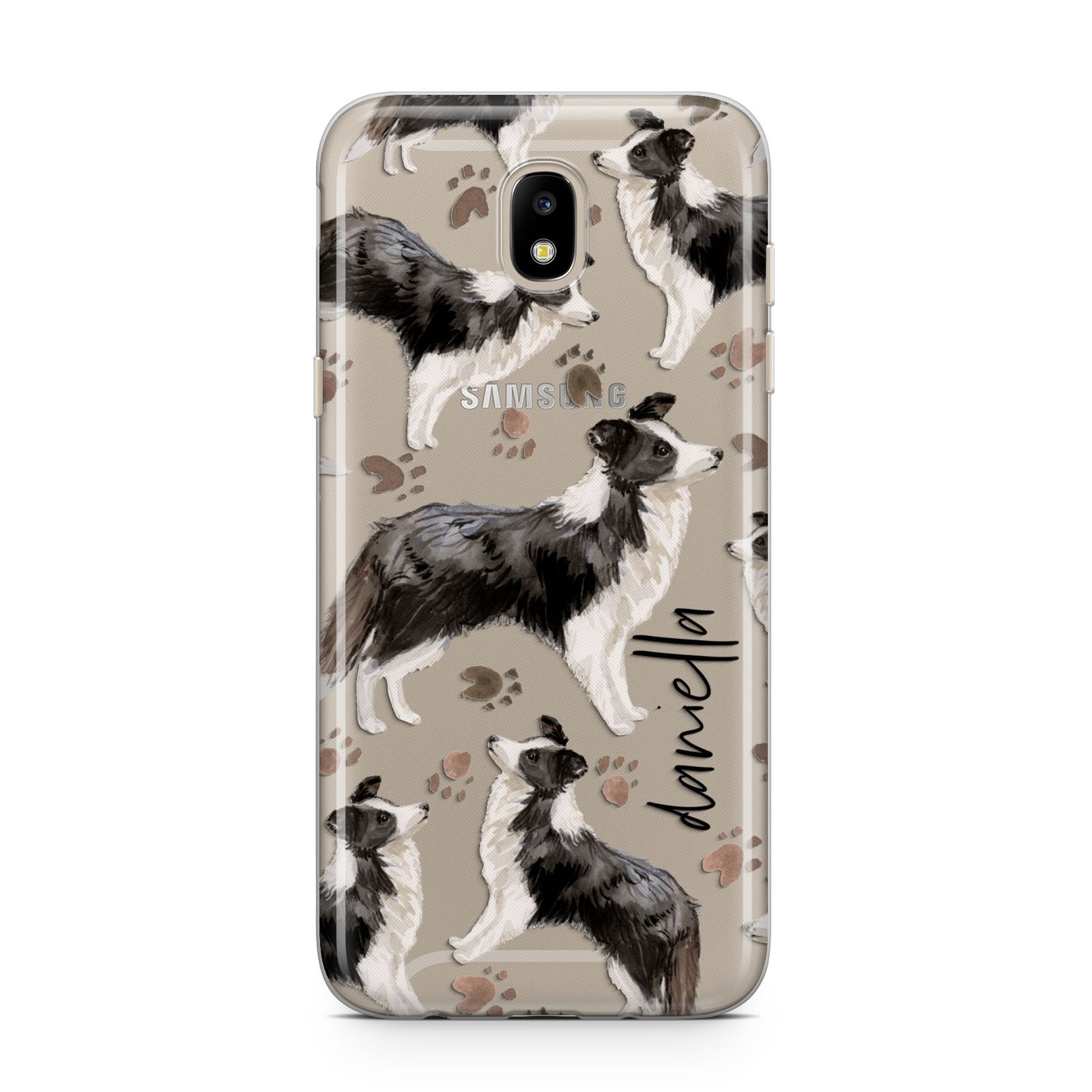 Personalised Border Collie Dog Samsung J5 2017 Case