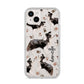 Personalised Border Collie Dog iPhone 14 Plus Clear Tough Case Starlight