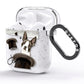 Personalised Boston Terrier AirPods Glitter Case Side Image