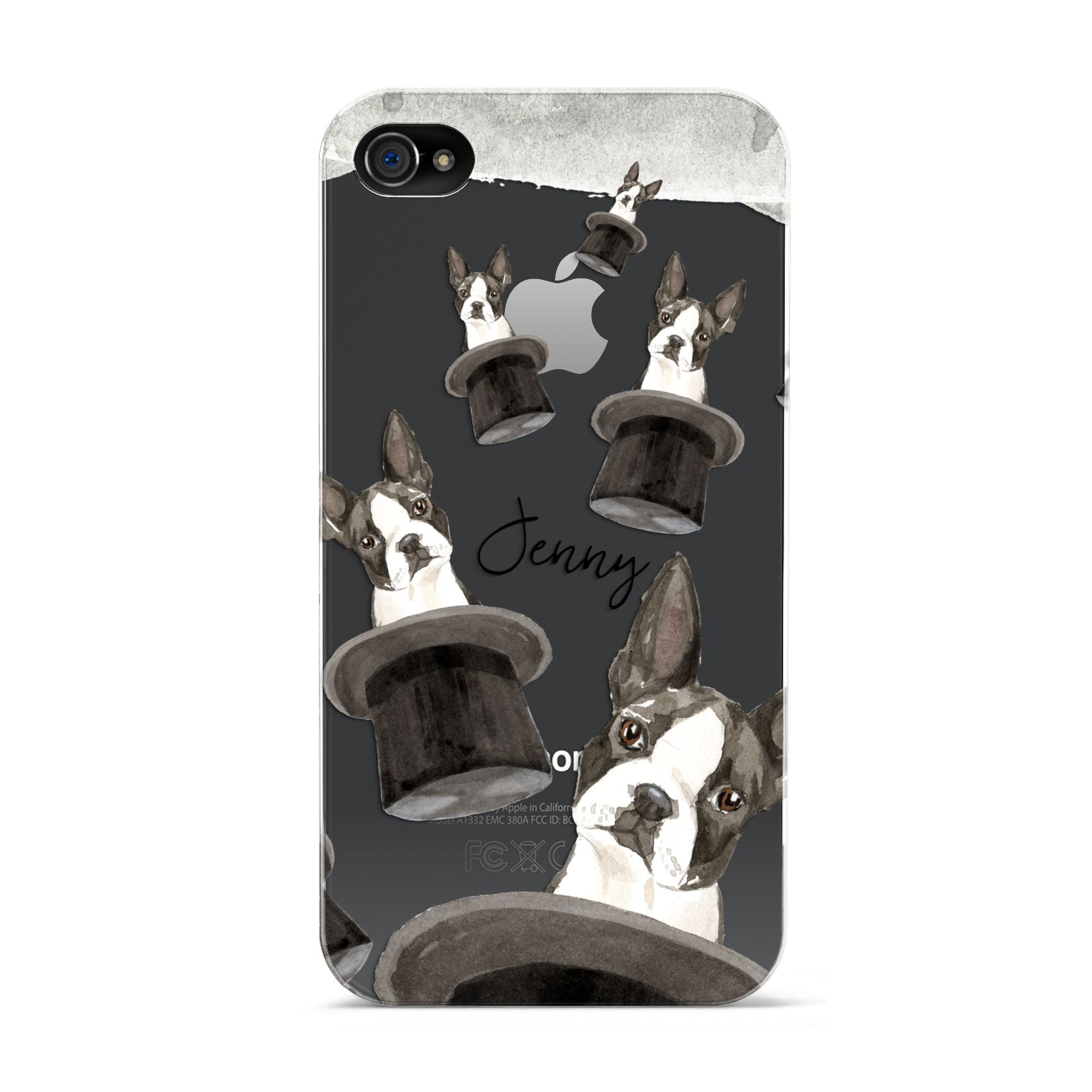 Personalised Boston Terrier Apple iPhone 4s Case