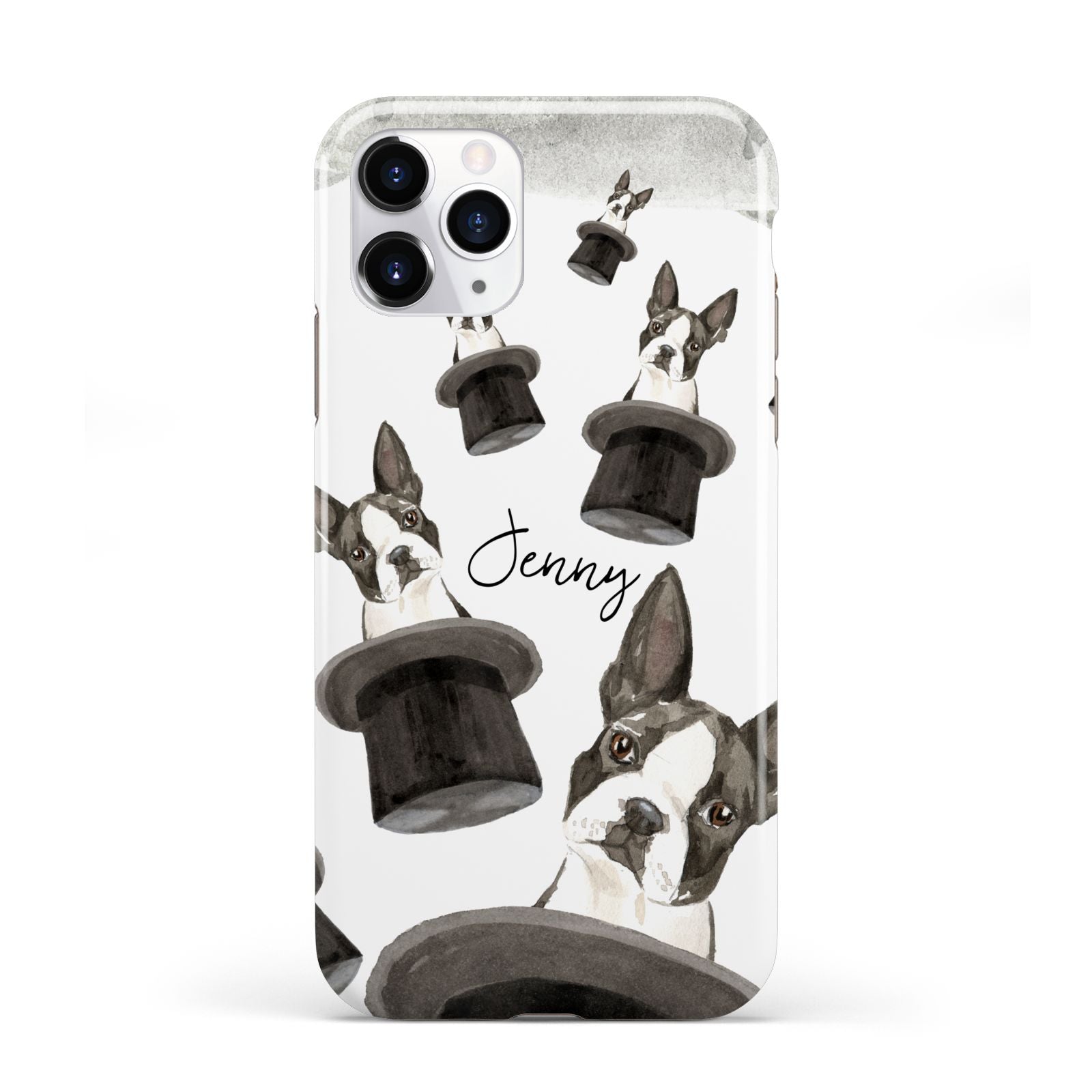 Personalised Boston Terrier iPhone 11 Pro 3D Tough Case