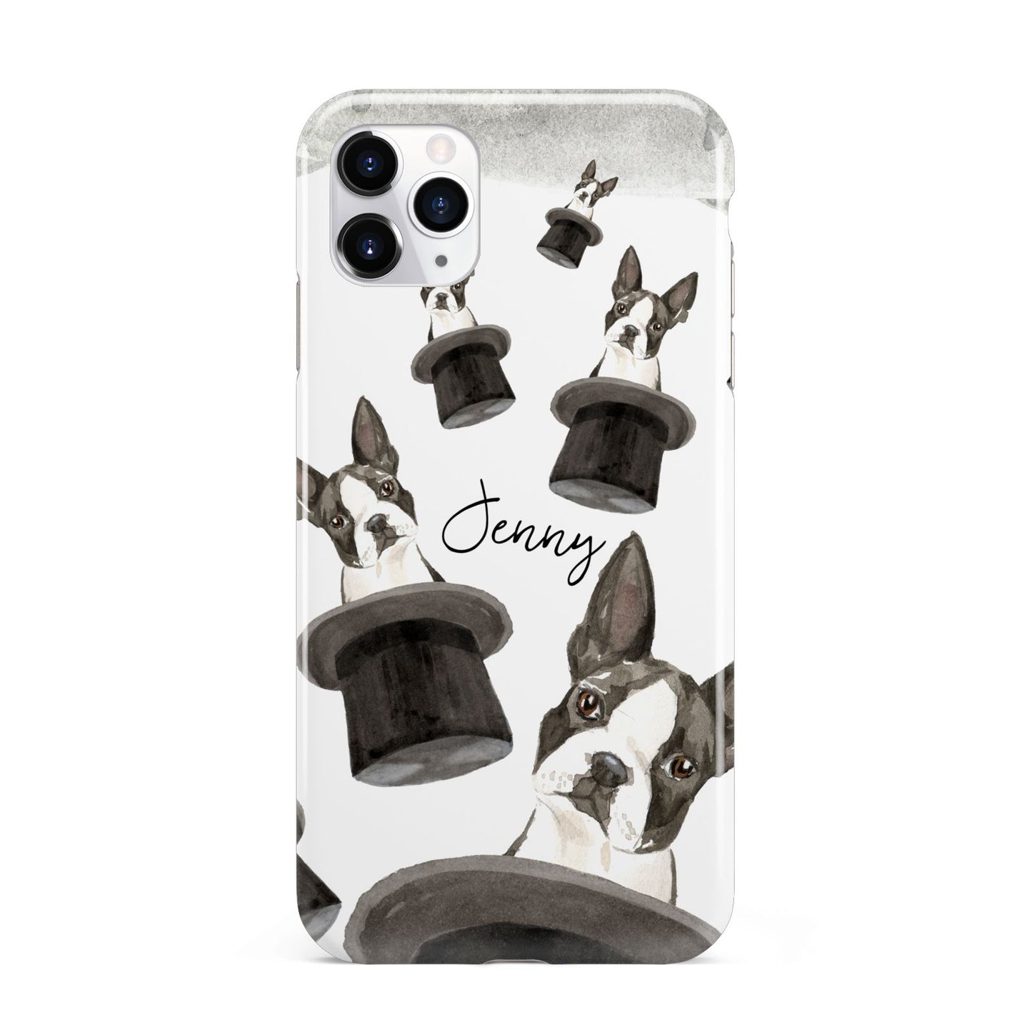Personalised Boston Terrier iPhone 11 Pro Max 3D Tough Case