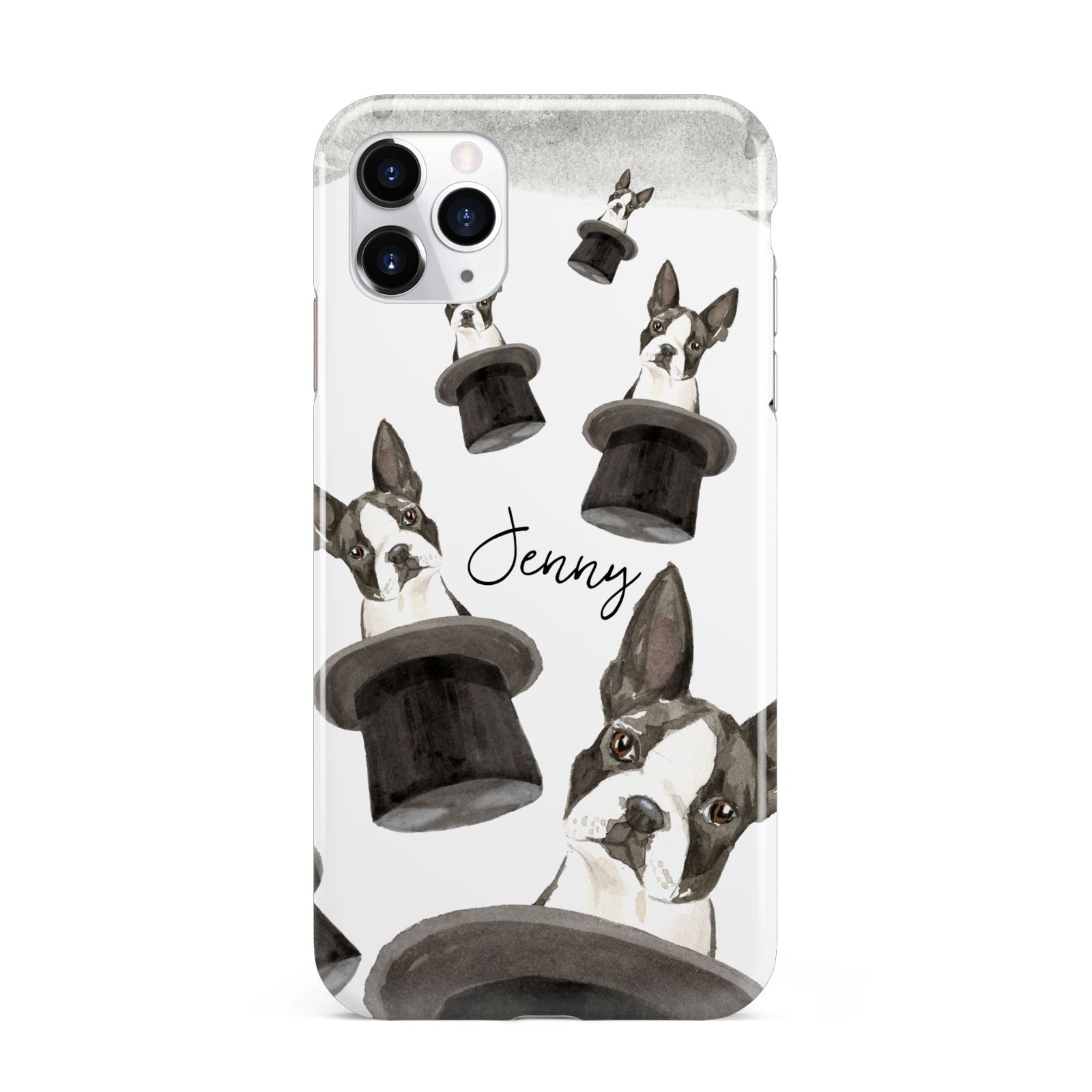 Personalised Boston Terrier iPhone 11 Pro Max 3D Tough Case