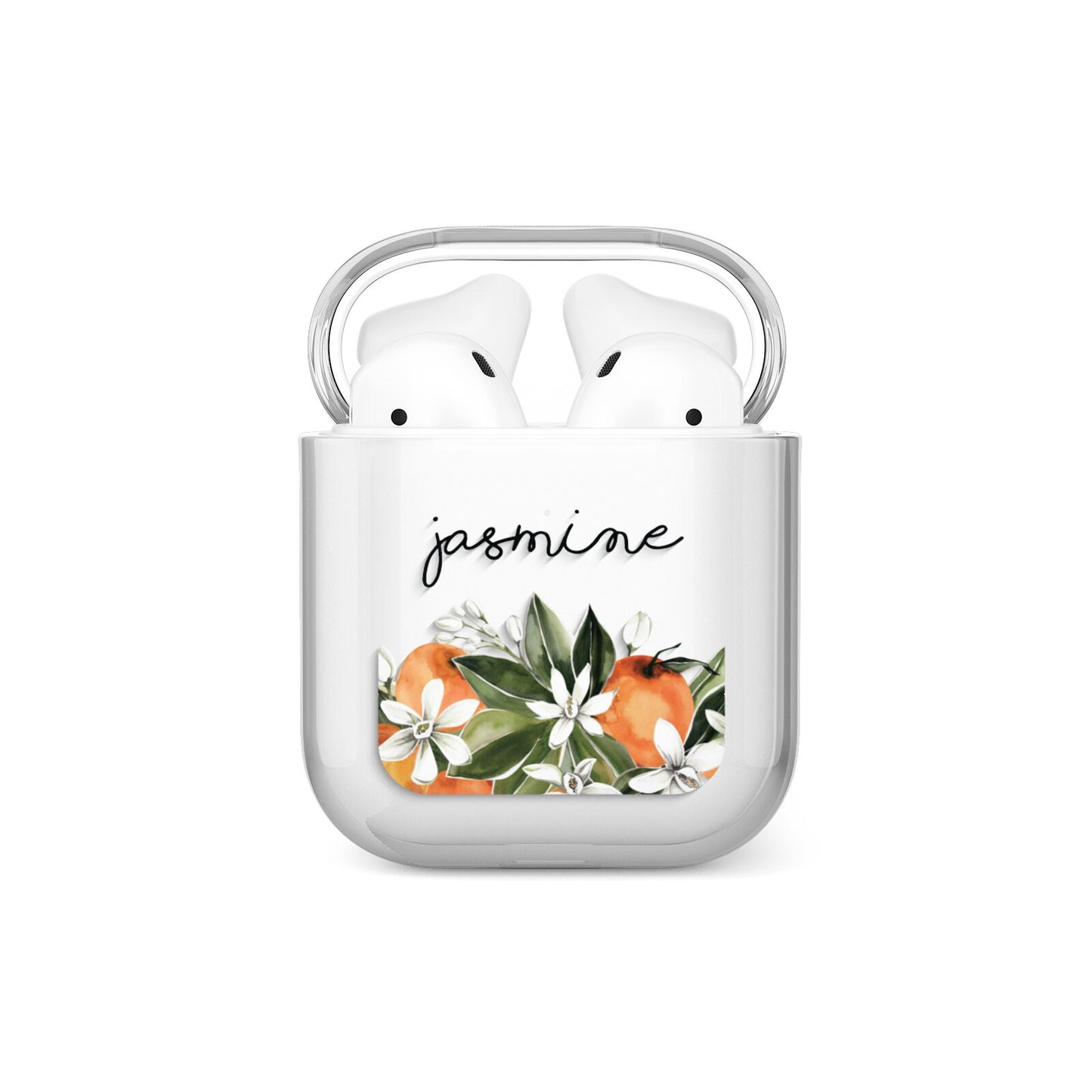 Personalised Bouquet of Oranges AirPods Case