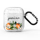 Personalised Bouquet of Oranges AirPods Glitter Case