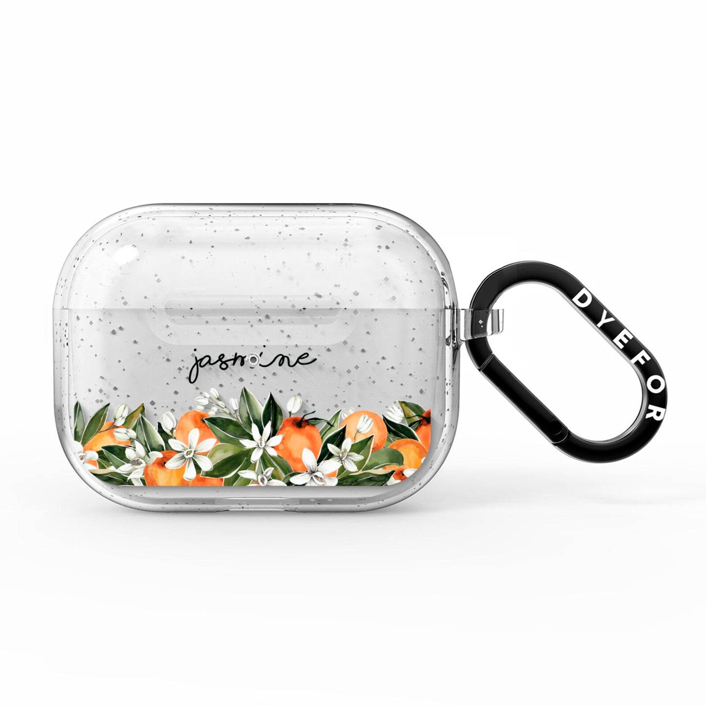 Personalised Bouquet of Oranges AirPods Pro Glitter Case