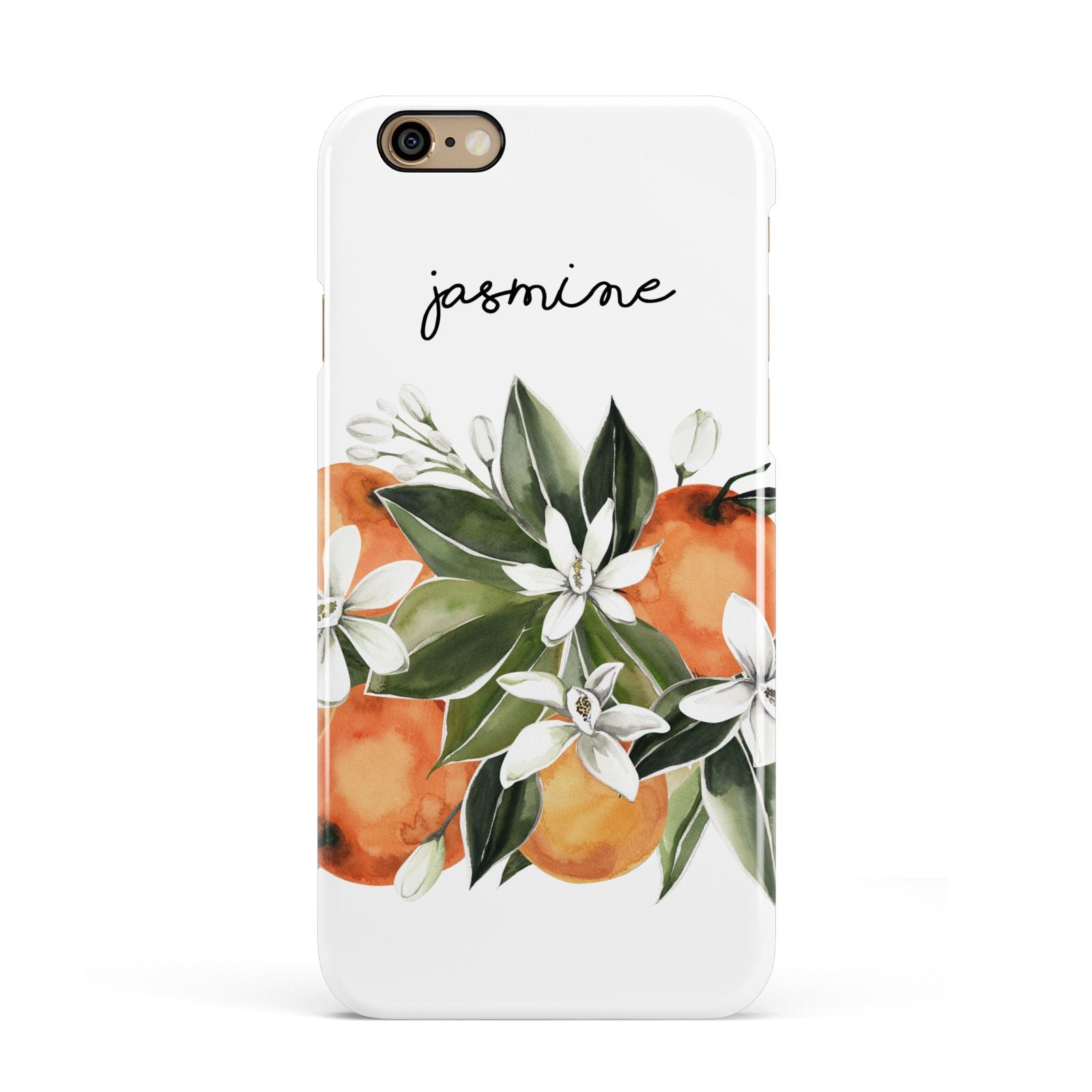 Personalised Bouquet of Oranges Apple iPhone 6 3D Snap Case