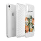 Personalised Bouquet of Oranges Apple iPhone XR White 3D Tough Case Expanded view