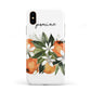 Personalised Bouquet of Oranges Apple iPhone XS 3D Tough