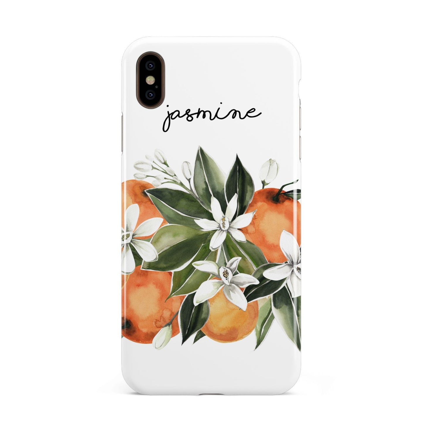 Personalised Bouquet of Oranges Apple iPhone Xs Max 3D Tough Case