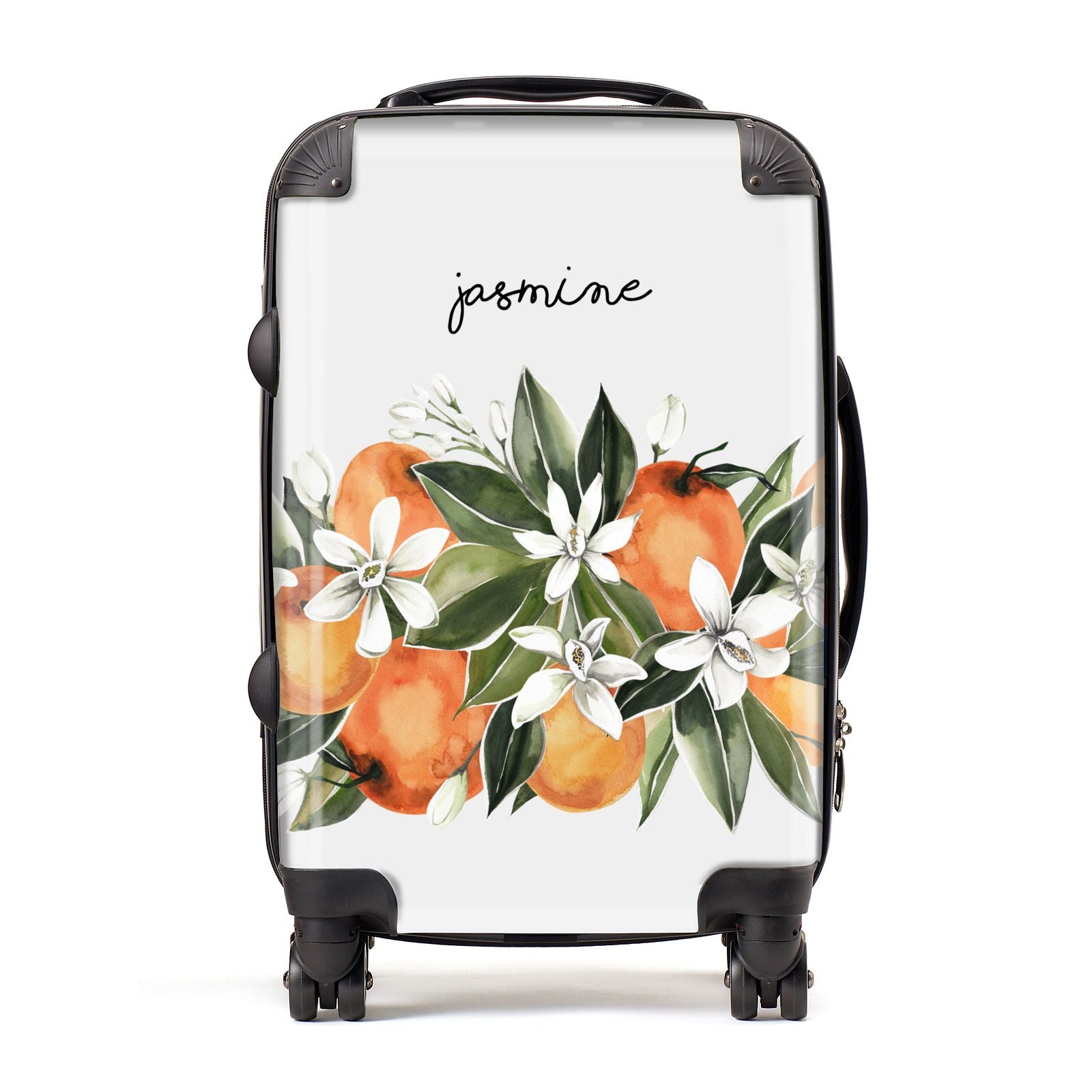 Personalised Bouquet of Oranges Suitcase