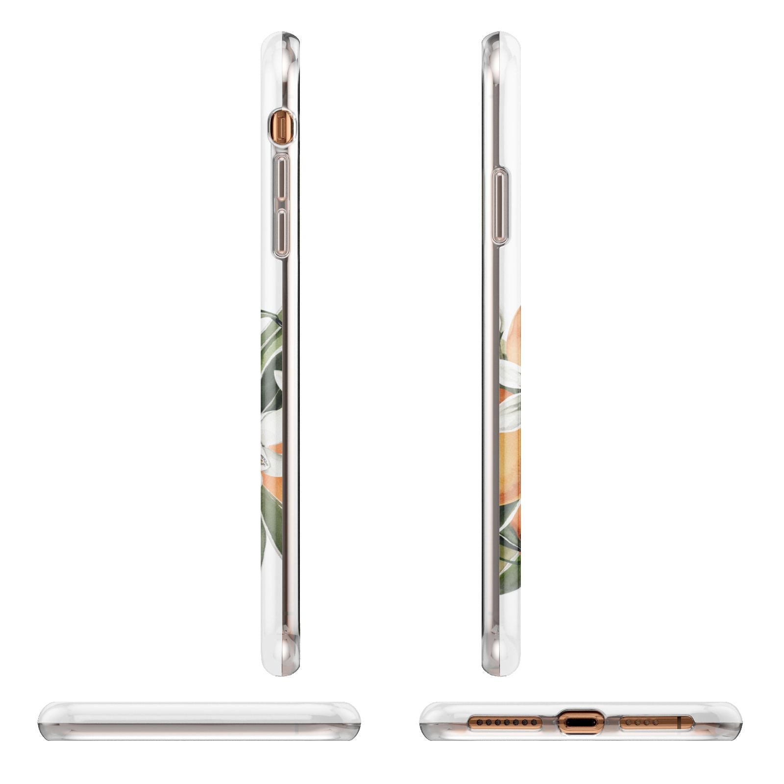 Personalised Bouquet of Oranges iPhone 11 Pro Max 3D Tough Case Angle Images