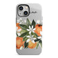 Personalised Bouquet of Oranges iPhone 13 Mini Full Wrap 3D Tough Case