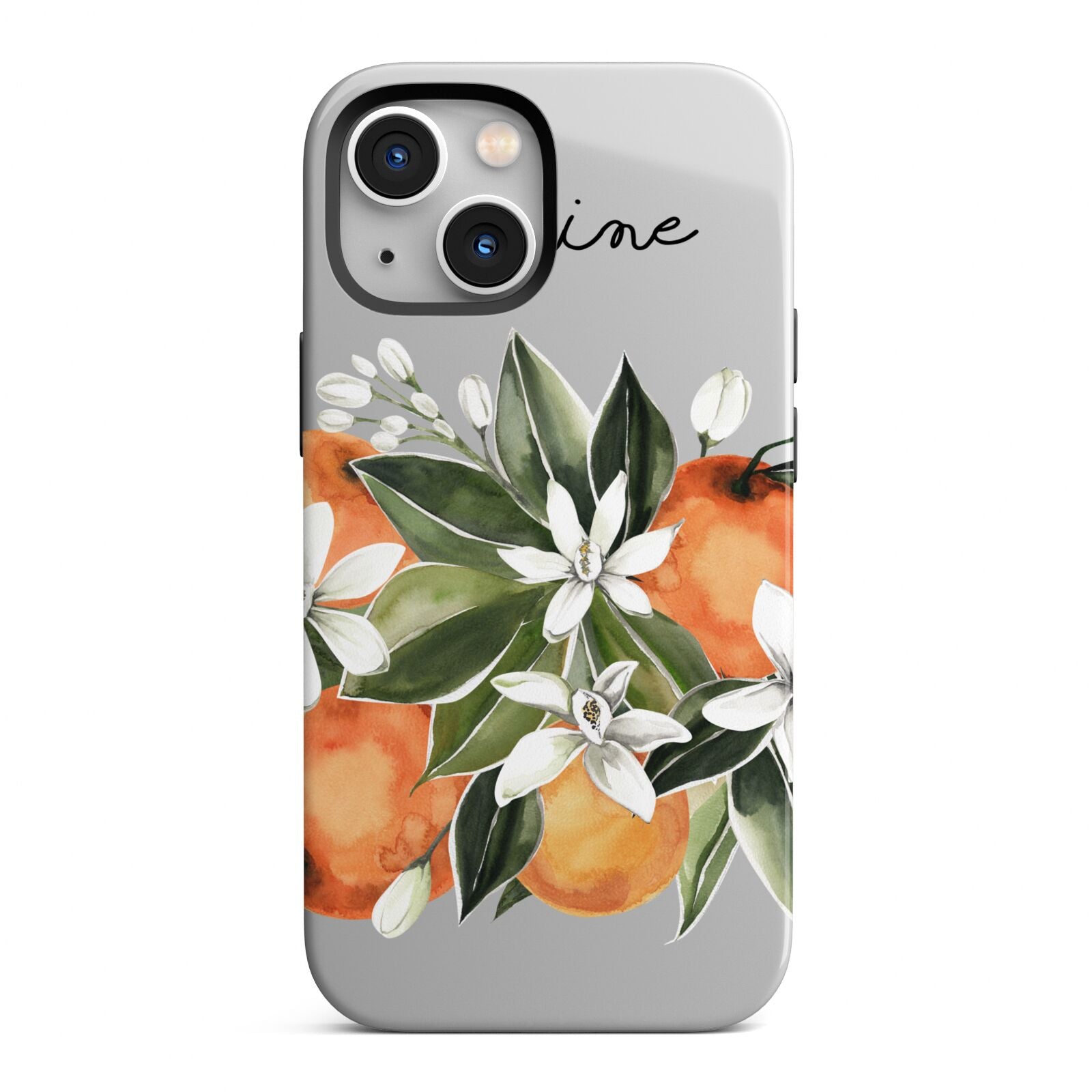 Personalised Bouquet of Oranges iPhone 13 Mini Full Wrap 3D Tough Case