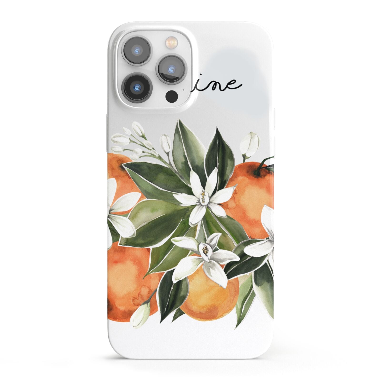 Personalised Bouquet of Oranges iPhone 13 Pro Max Full Wrap 3D Snap Case