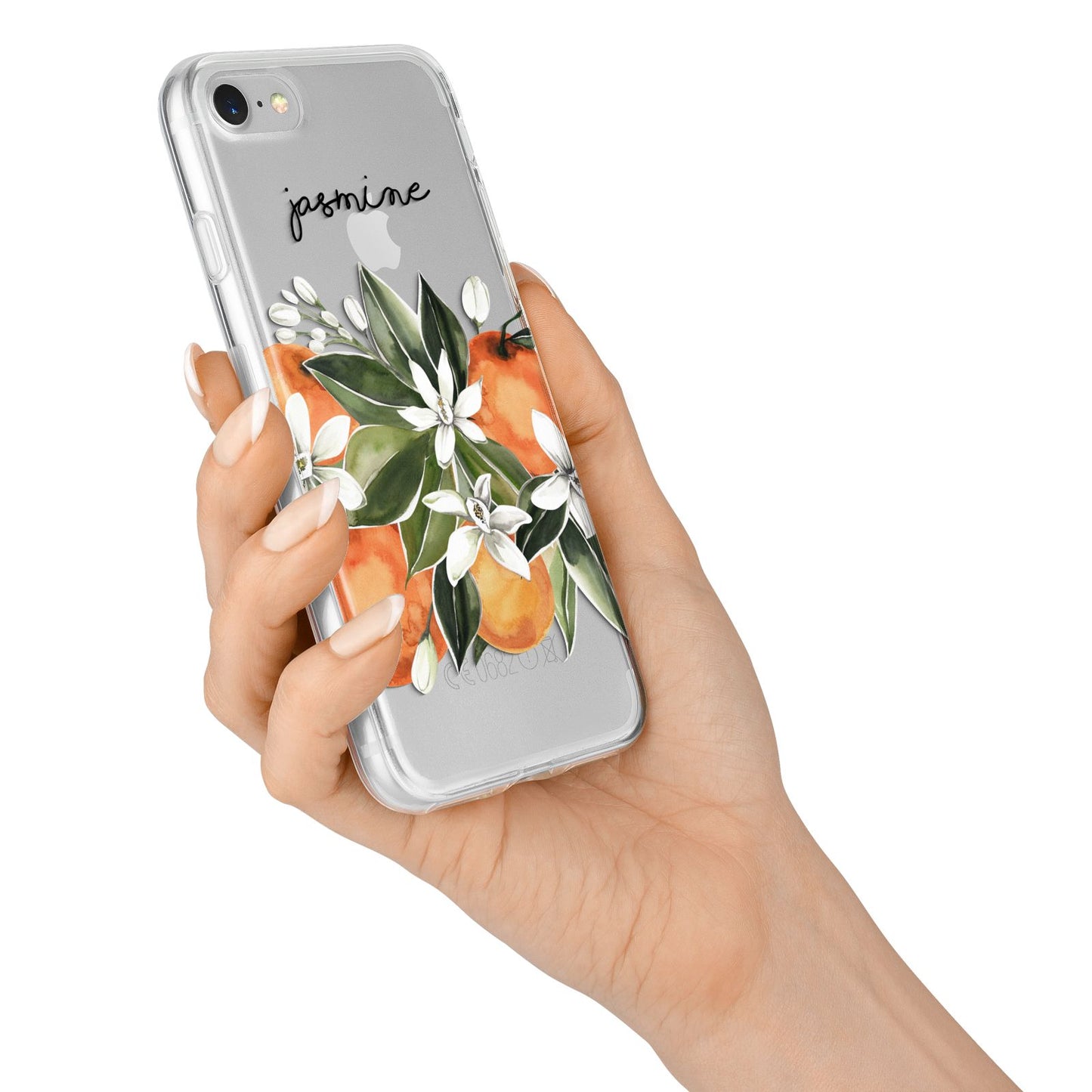 Personalised Bouquet of Oranges iPhone 7 Bumper Case on Silver iPhone Alternative Image