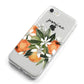 Personalised Bouquet of Oranges iPhone 8 Bumper Case on Silver iPhone Alternative Image