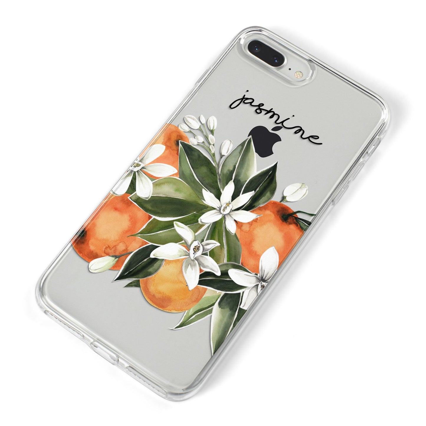 Personalised Bouquet of Oranges iPhone 8 Plus Bumper Case on Silver iPhone Alternative Image