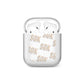 Personalised Brick Pattern Text AirPods Case
