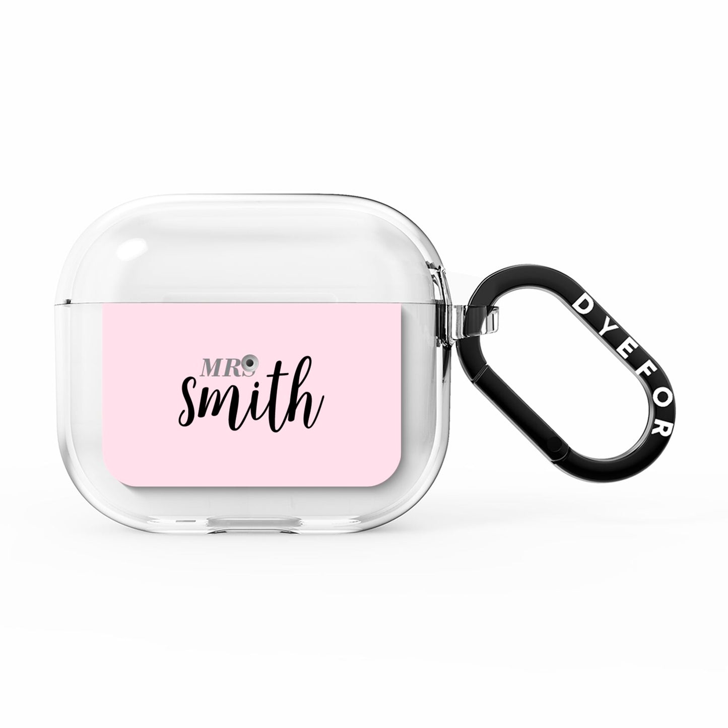 Personalised Bridal AirPods Clear Case 3rd Gen