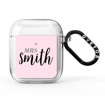 Personalised Bridal AirPods Clear Case