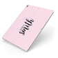 Personalised Bridal Apple iPad Case on Silver iPad Side View