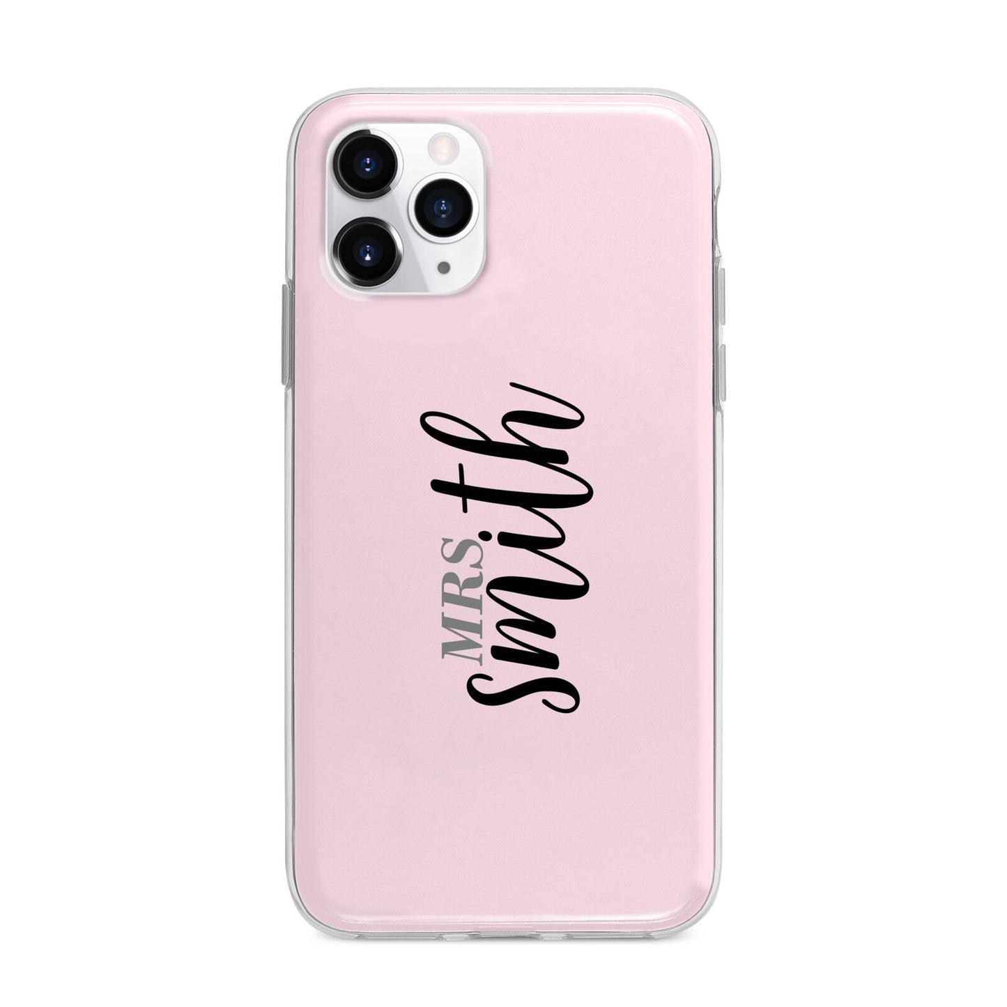 Personalised Bridal Apple iPhone 11 Pro in Silver with Bumper Case