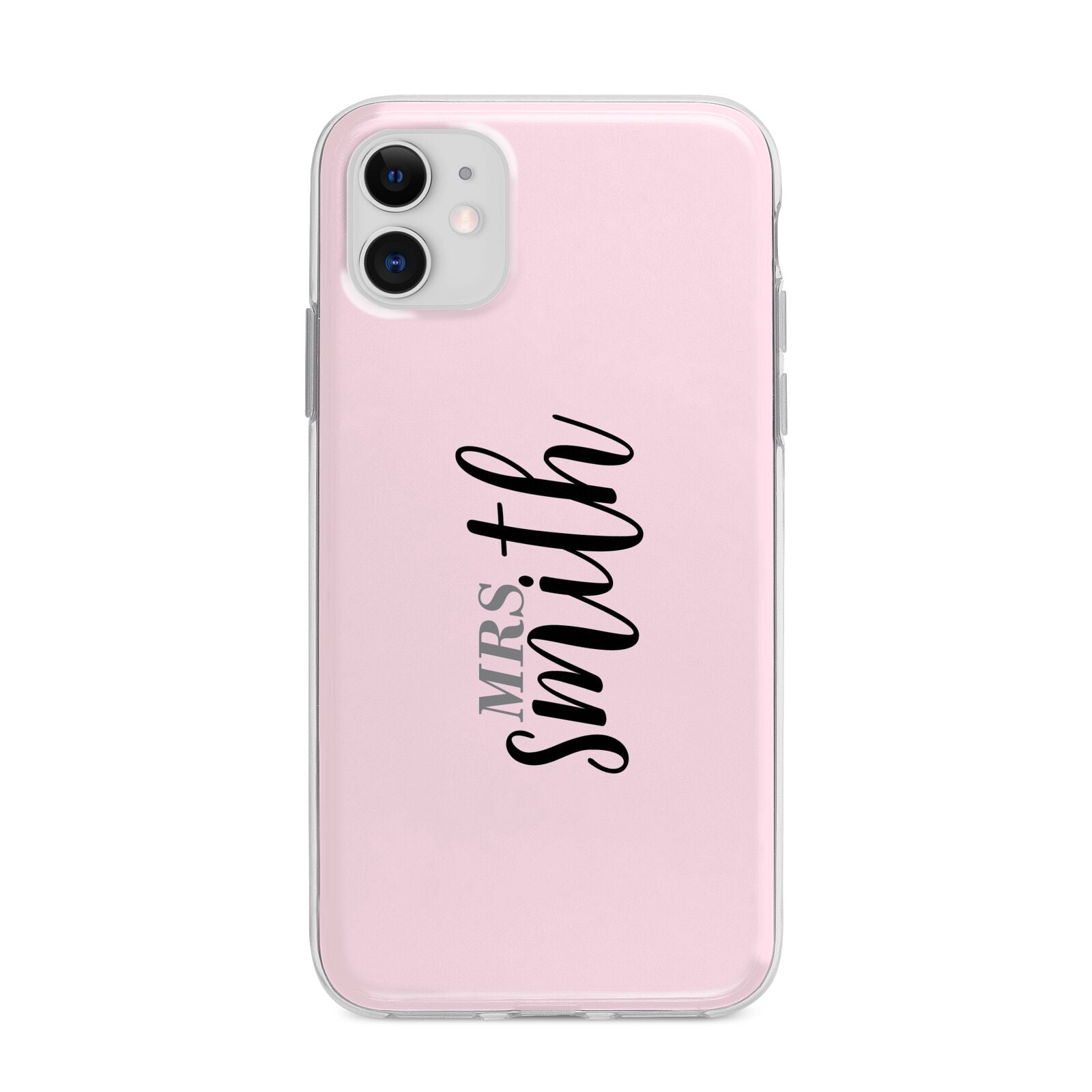 Personalised Bridal Apple iPhone 11 in White with Bumper Case