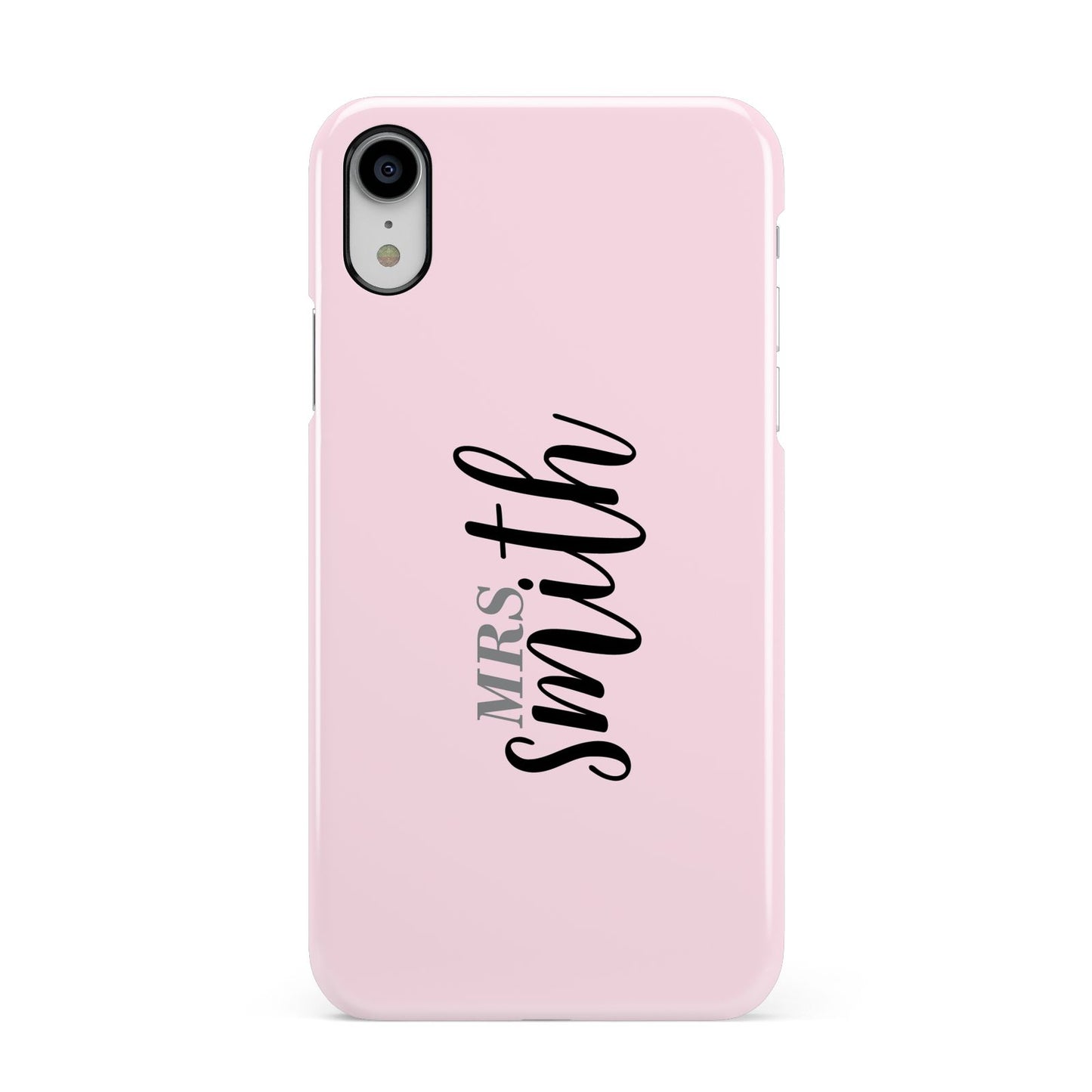 Personalised Bridal Apple iPhone XR White 3D Snap Case