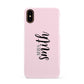 Personalised Bridal Apple iPhone XS 3D Snap Case
