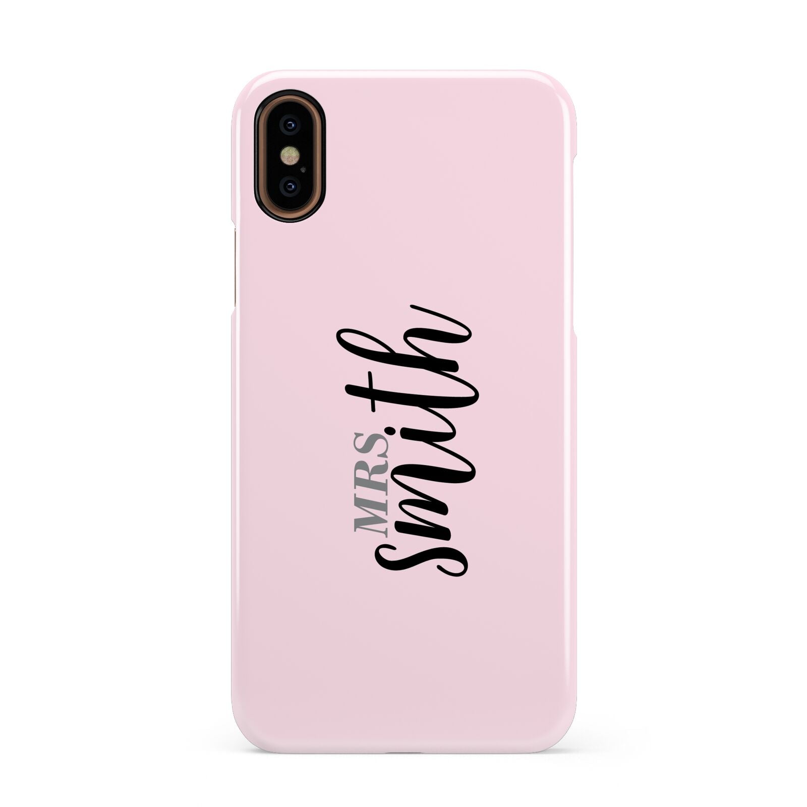 Personalised Bridal Apple iPhone XS 3D Snap Case