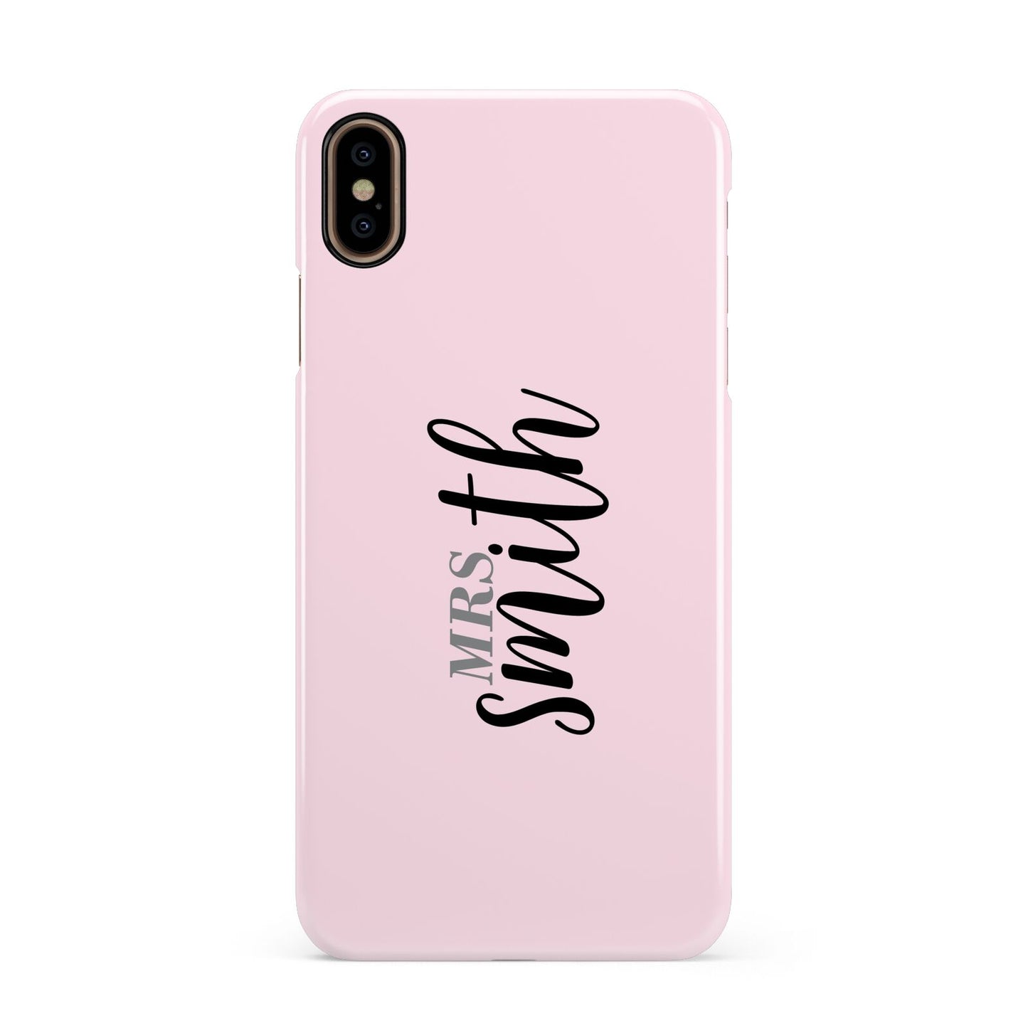 Personalised Bridal Apple iPhone Xs Max 3D Snap Case
