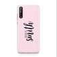 Personalised Bridal Huawei Enjoy 10s Phone Case