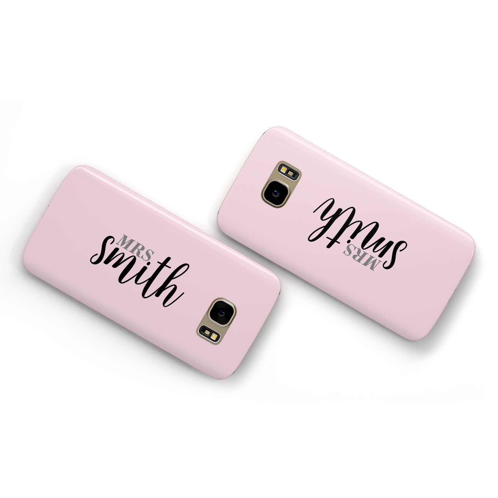 Personalised Bridal Samsung Galaxy Case Flat Overview