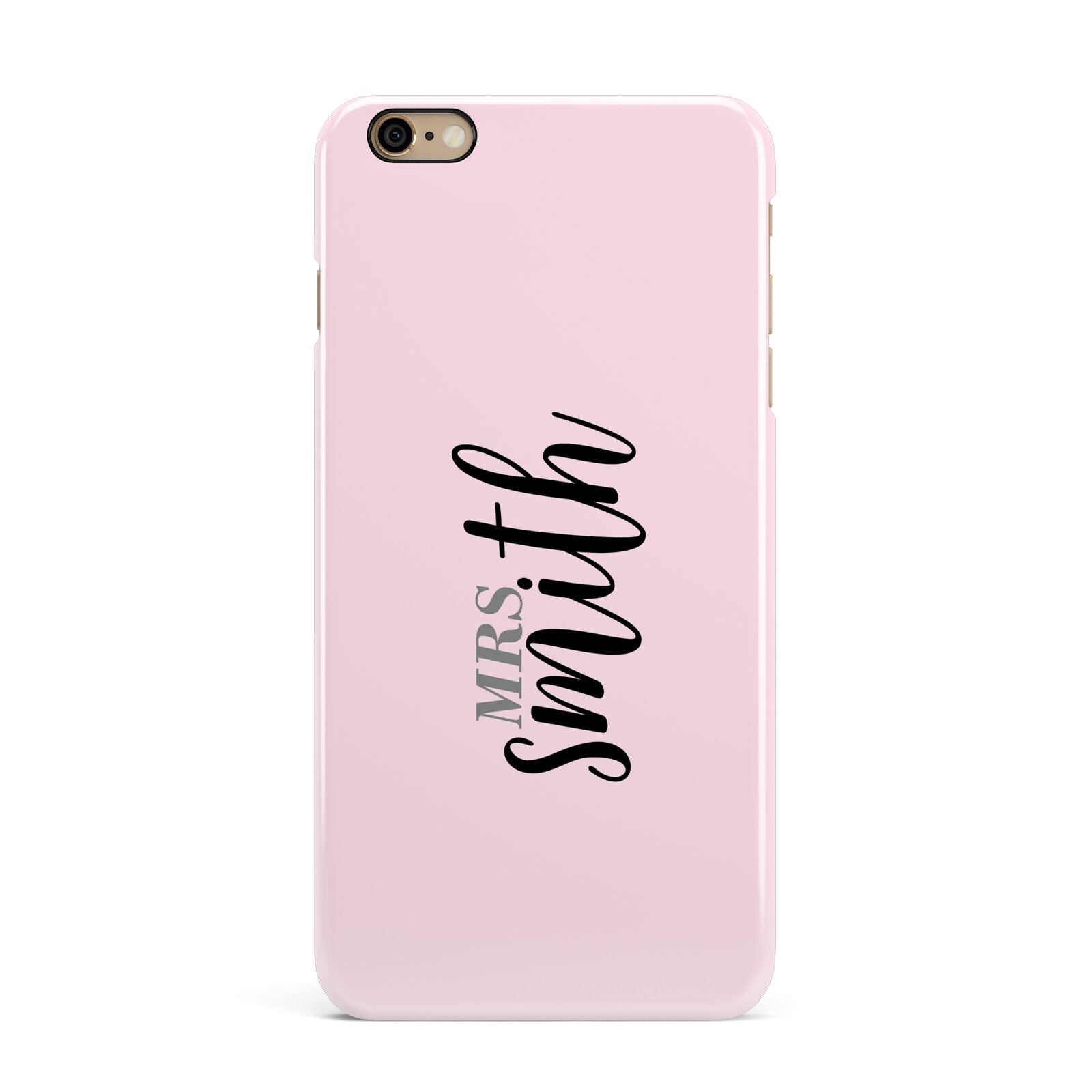 Personalised Bridal iPhone 6 Plus 3D Snap Case on Gold Phone