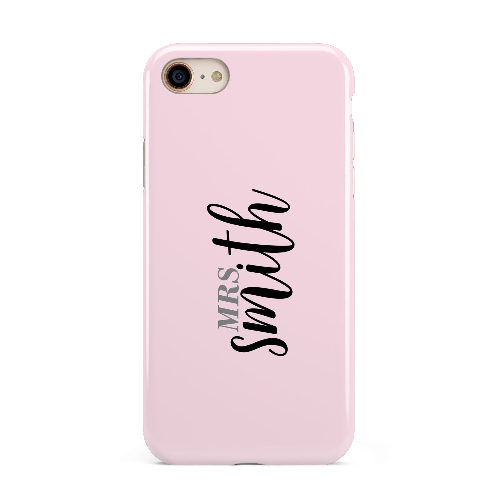 Personalised Bridal iPhone 8 3D Tough Case on Gold Phone