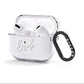 Personalised Bride AirPods Clear Case 3rd Gen Side Image