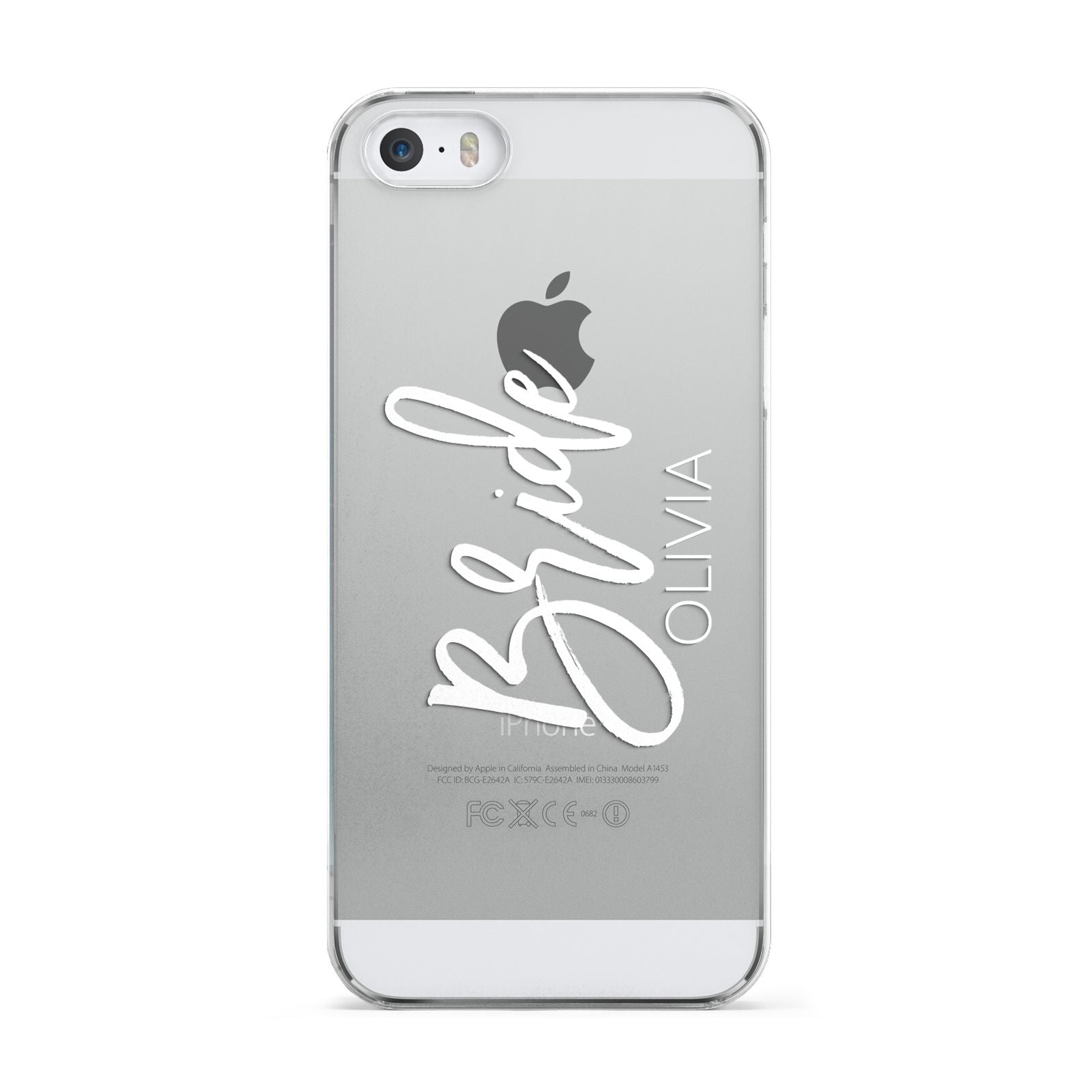 Personalised Bride Apple iPhone 5 Case